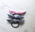 Gingham Pony Bow • Multiple Colors