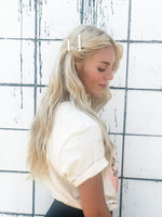 Pina Colada Pearl Clip Set