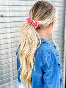 Check In Bow Scrunchie