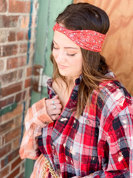 Ruby Red Threads Cotton Candy Headband Twist Band